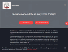 Tablet Screenshot of encuadernar-tesis-valencia.com